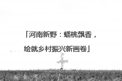 河南新野：蟠桃飘香，绘就乡村振兴新画卷