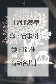 河北秦皇岛：赛事引领 打造体育新名片