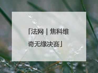 法网｜焦科维奇无缘决赛