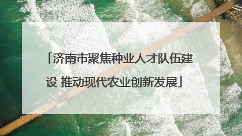 济南市聚焦种业人才队伍建设 推动现代农业创新发展