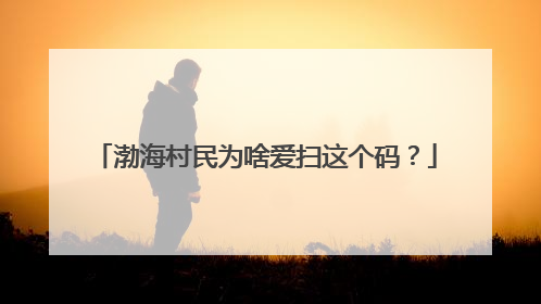 渤海村民为啥爱扫这个码？