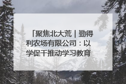 聚焦北大荒｜勤得利农场有限公司：以学促干推动学习教育“升温提速”