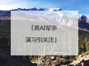英AI军事演习引关注