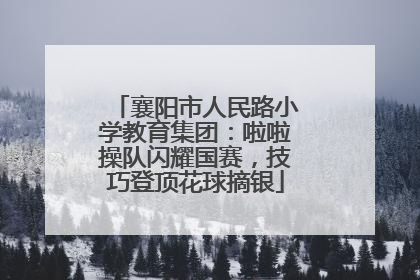 襄阳市人民路小学教育集团：啦啦操队闪耀国赛，技巧登顶花球摘银