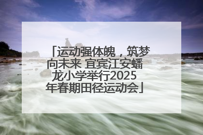 运动强体魄，筑梦向未来 宜宾江安蟠龙小学举行2025年春期田径运动会