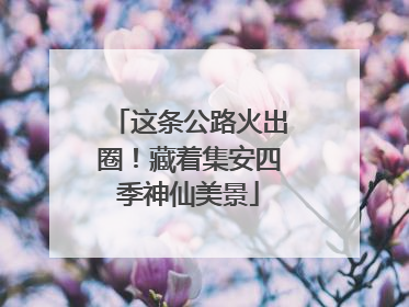 这条公路火出圈！藏着集安四季神仙美景