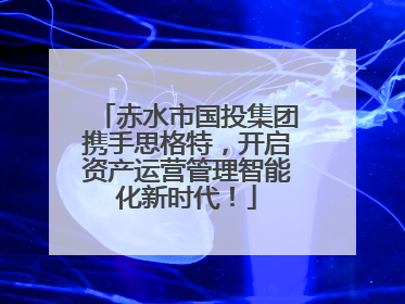 赤水市国投集团携手思格特，开启资产运营管理智能化新时代！