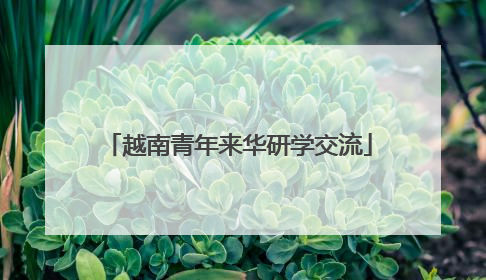 越南青年来华研学交流