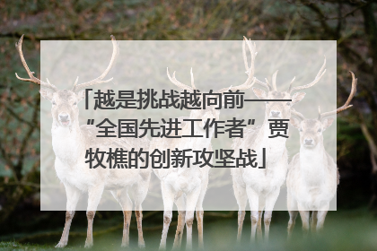 越是挑战越向前——“全国先进工作者”贾牧樵的创新攻坚战