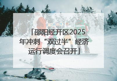 邵阳经开区2025年冲刺“双过半”经济运行调度会召开