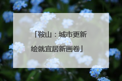 鞍山：城市更新绘就宜居新画卷