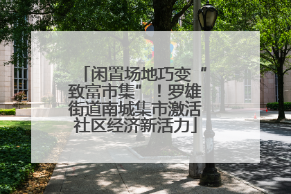 闲置场地巧变“致富市集”！罗雄街道南城集市激活社区经济新活力