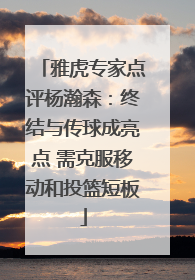 雅虎专家点评杨瀚森：终结与传球成亮点 需克服移动和投篮短板