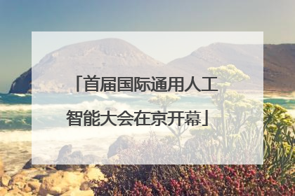 首届国际通用人工智能大会在京开幕