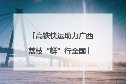 高铁快运助力广西荔枝“鲜”行全国