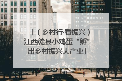 （乡村行·看振兴）江西赣县小鸡蛋“孵”出乡村振兴大产业
