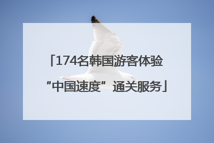174名韩国游客体验“中国速度”通关服务