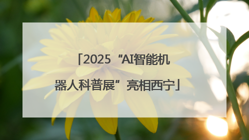 2025“AI智能机器人科普展”亮相西宁