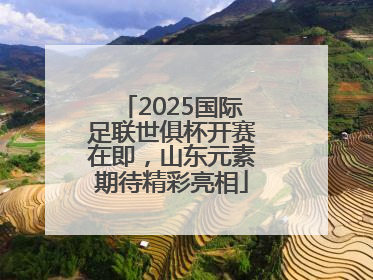 2025国际足联世俱杯开赛在即，山东元素期待精彩亮相