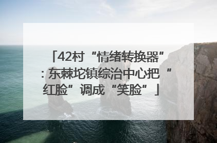 42村“情绪转换器”：东棘坨镇综治中心把“红脸”调成“笑脸”