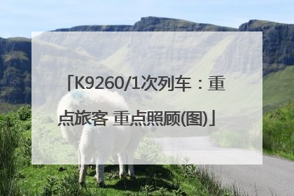 K9260/1次列车：重点旅客 重点照顾(图)