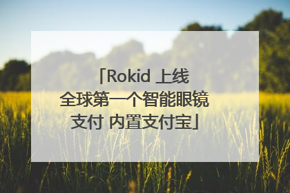 Rokid 上线全球第一个智能眼镜支付 内置支付宝